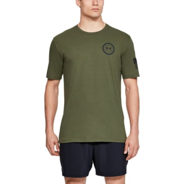 under armour green freedom shirt