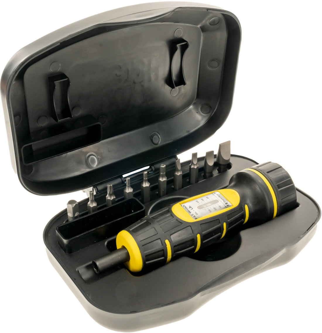 Wheeler Fat Torque Wrench Screwdriver with 10 Bit Set Best Rated 553556